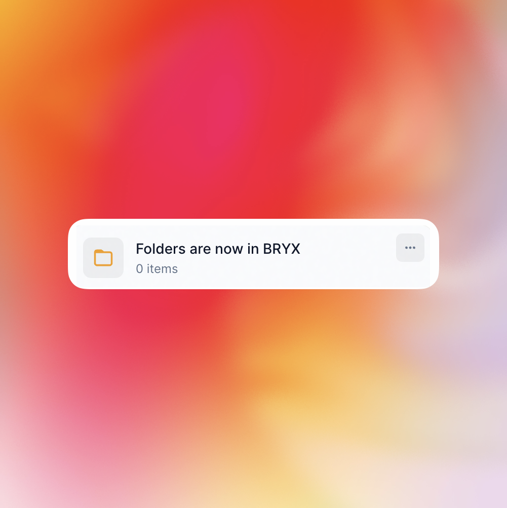 Folders in AI Drive